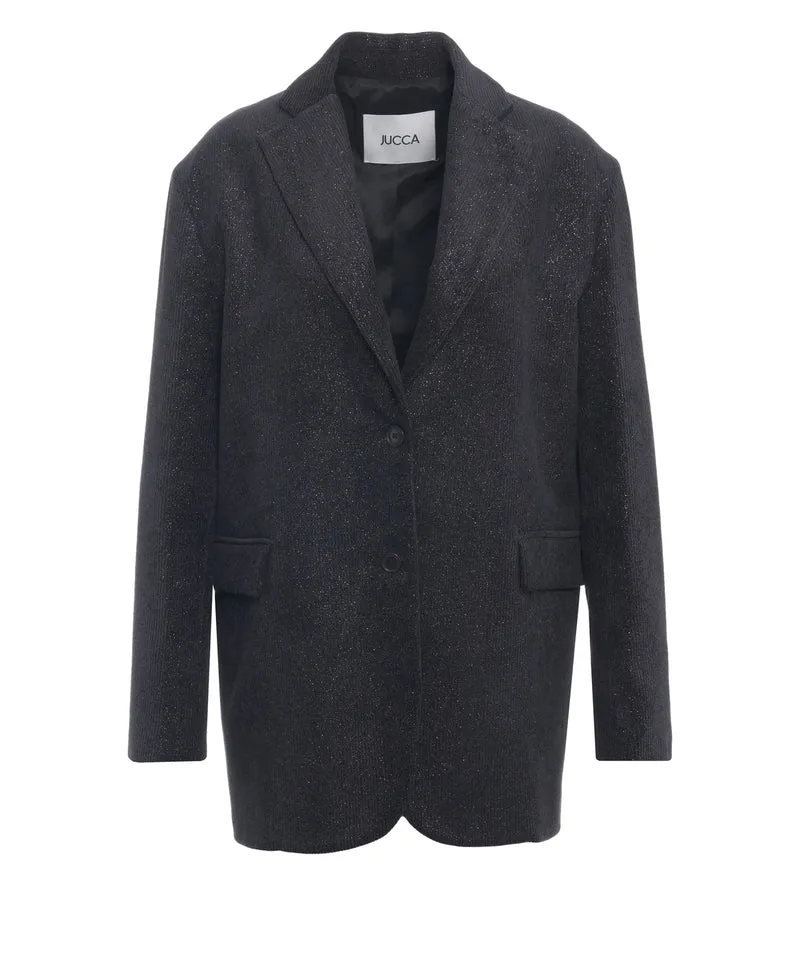Blazer in velluto a coste