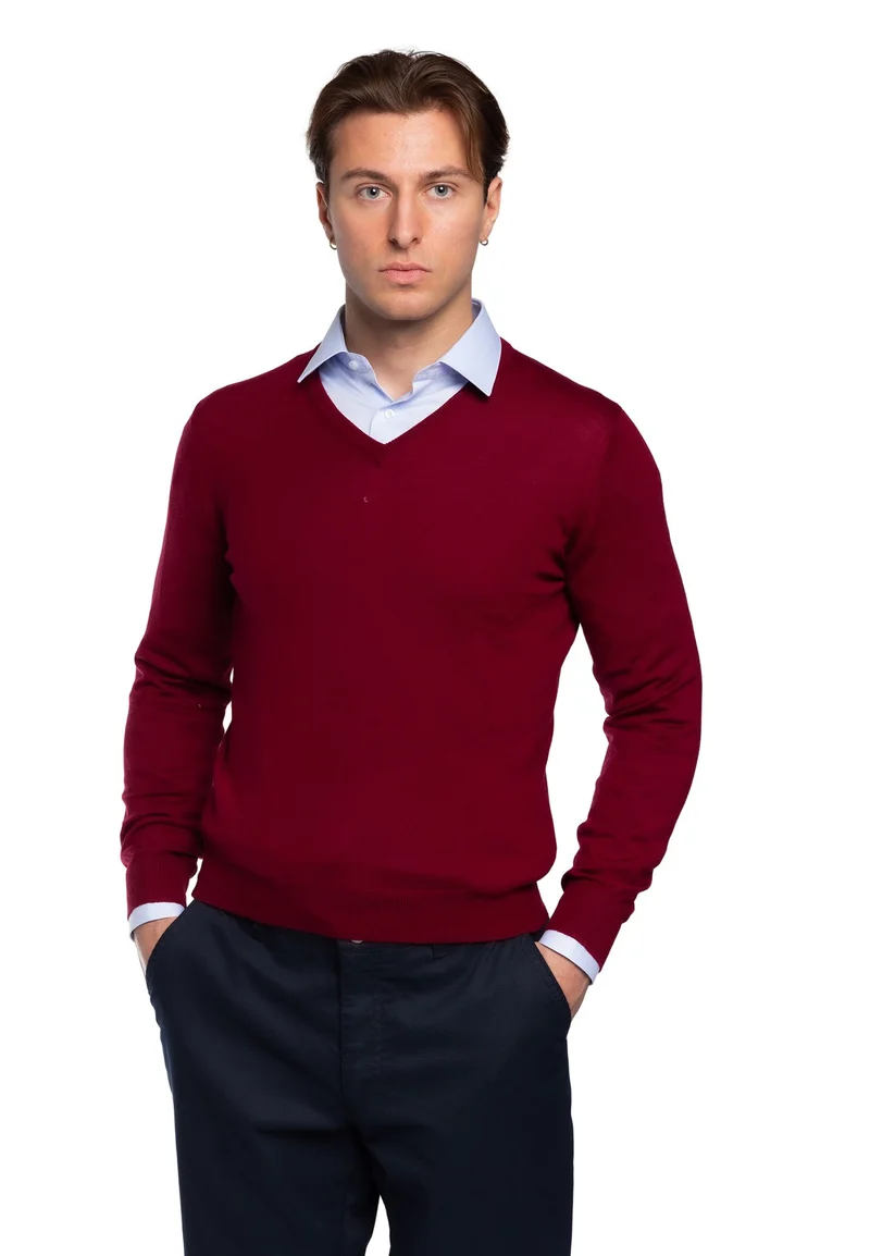 Pullover Uomo in 100% Lana Merinos PREMODE