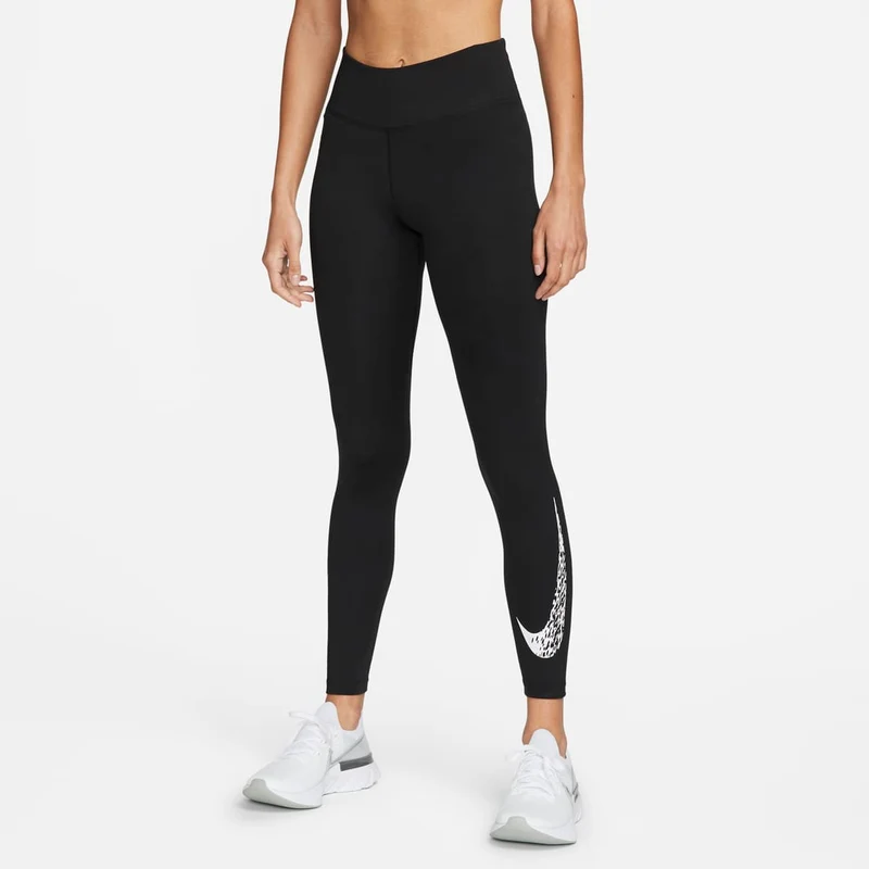 Nike Leggings da running a 7/8 e vita media – Donna Swoosh R