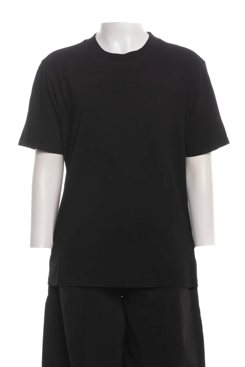T Shirt Guess Basic Ovr Da Bambino Nera