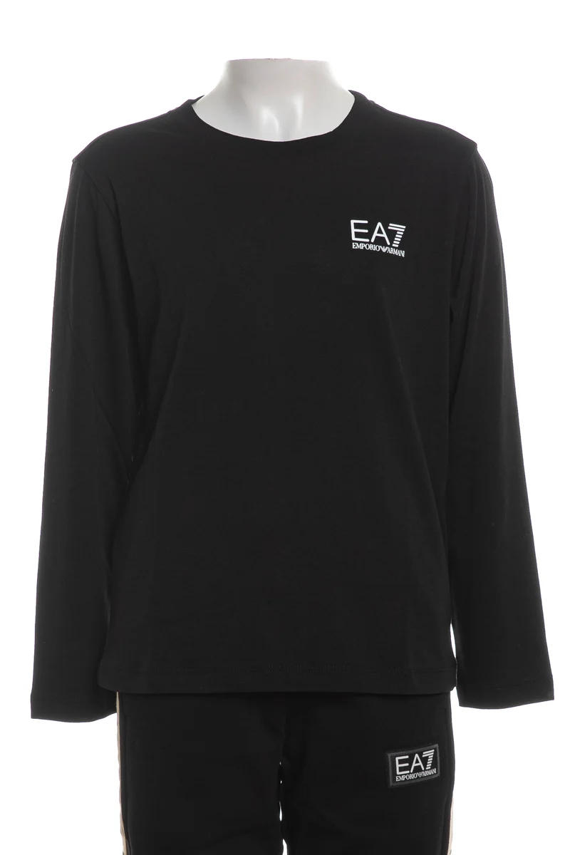T Shirt Ea7 Train Core Id Boy Tee Da Bambino Verde Oliva