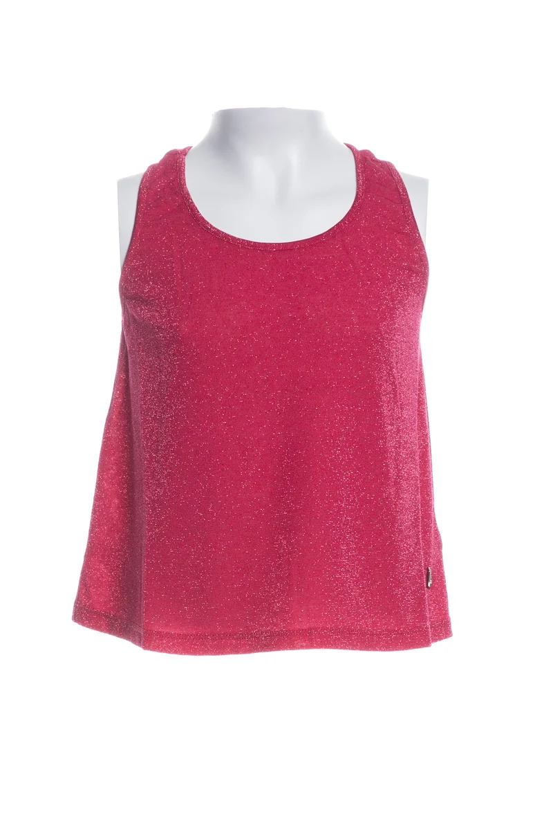 Canotta Bambina Dixie Lurex Fuxia