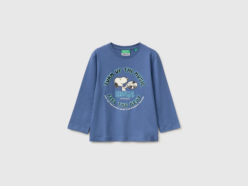 T-shirt con stampa effetto rigonfio ©Peanuts