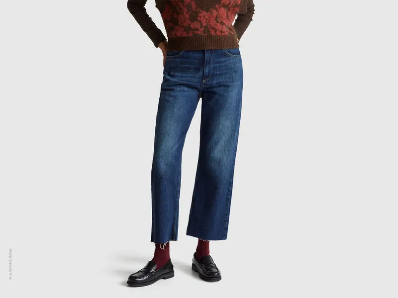 Jeans cropped daddy fit
