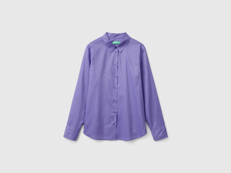 Camicia regular fit in cotone leggero