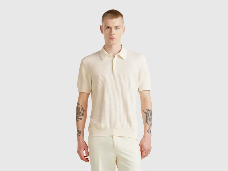 Polo in maglia a manica corta