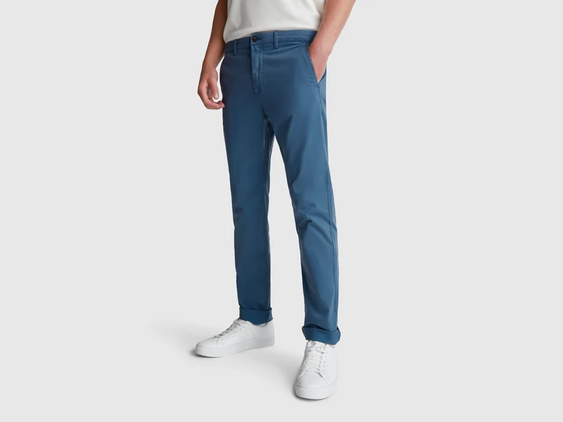 Chino slim fit in cotone
