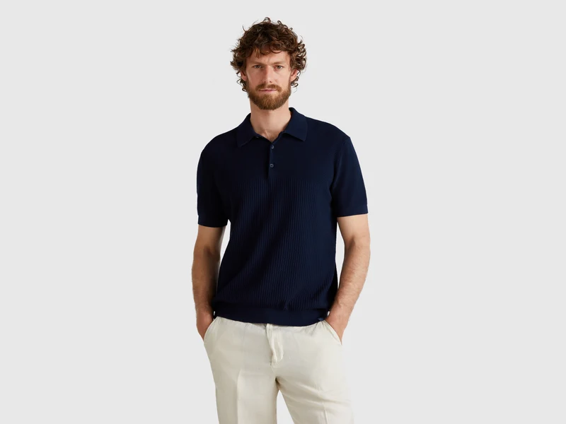 Polo in maglia a manica corta