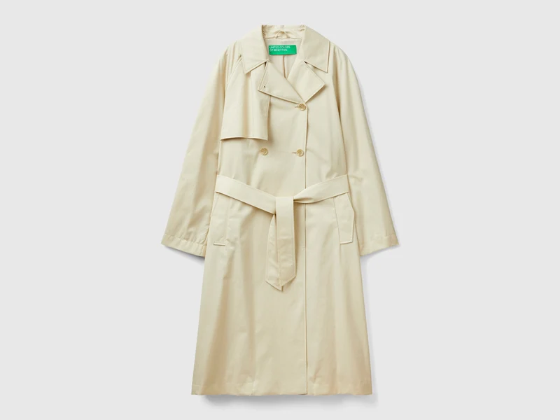 Trench midi doppiopetto