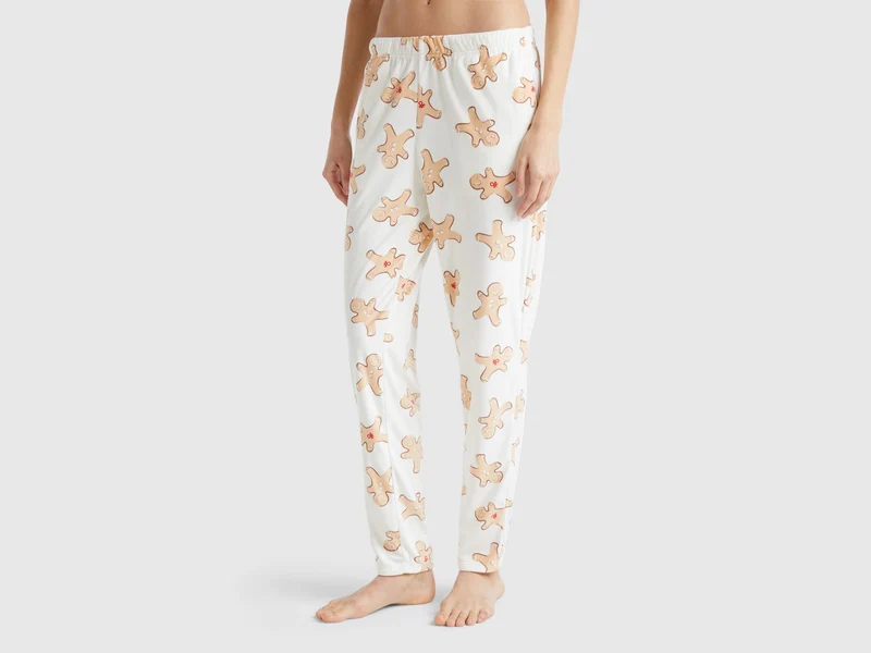 Pantaloni con stampa biscotto