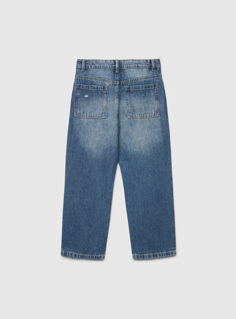 Jeans relaxed con strappi