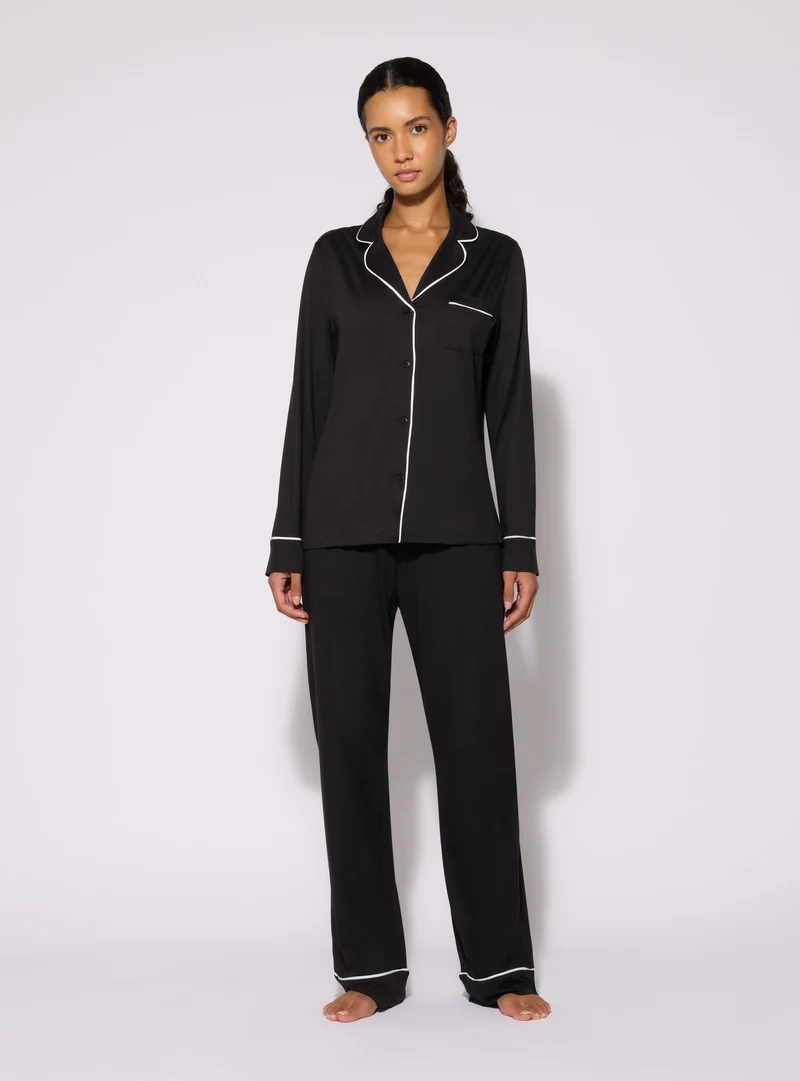 Set pigiama con camicia e pantaloni lunghi