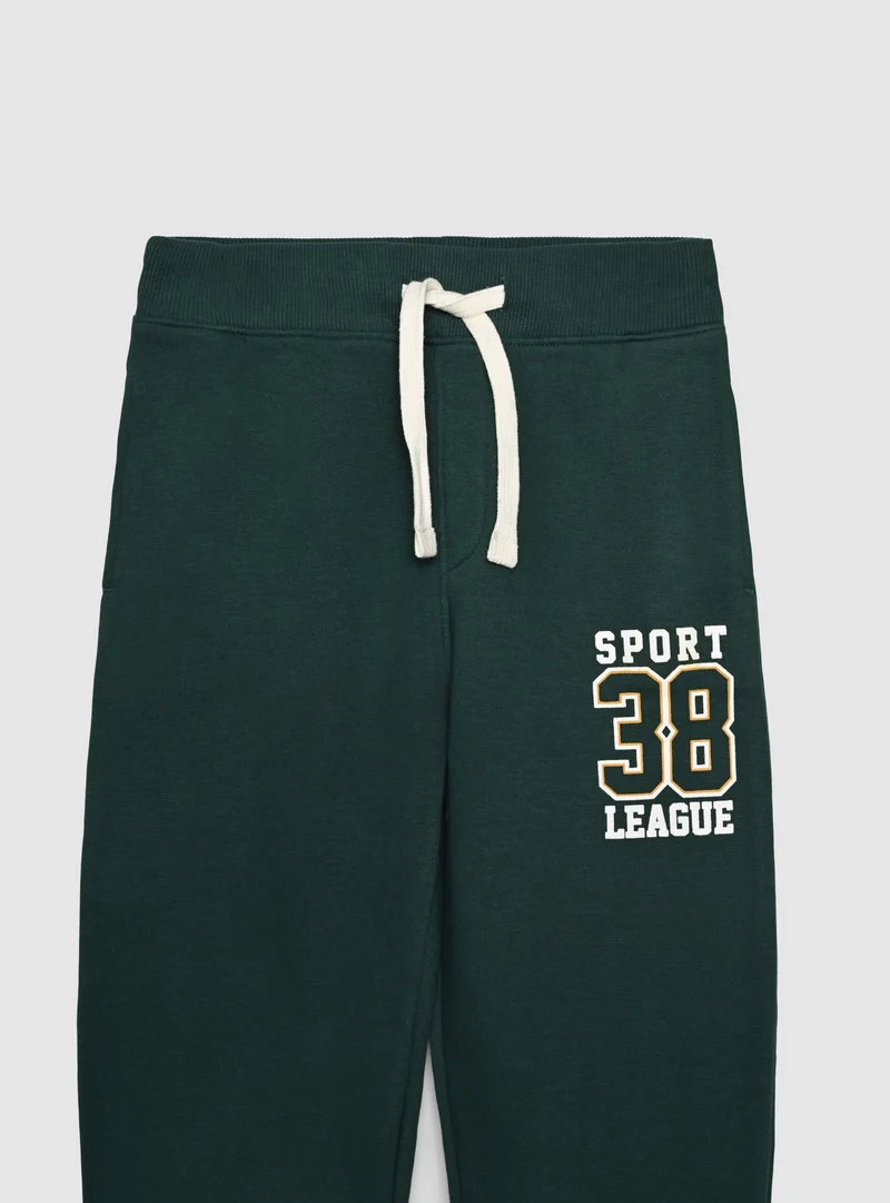 Pantaloni tuta lunghi con stampa lettering