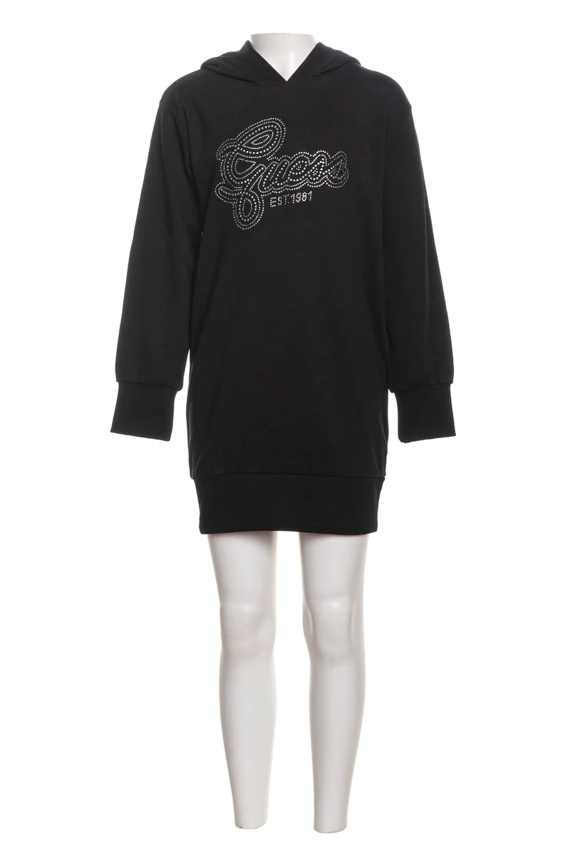 Abito Corto Hooded Active Dr Stss Da Bambina Nero