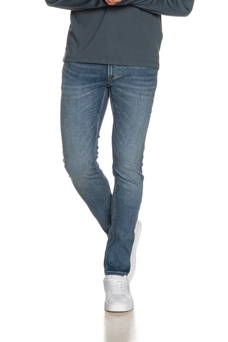 Jeans Calvin Klein Sk High Tide Da Uomo Denim Blu Light Medio