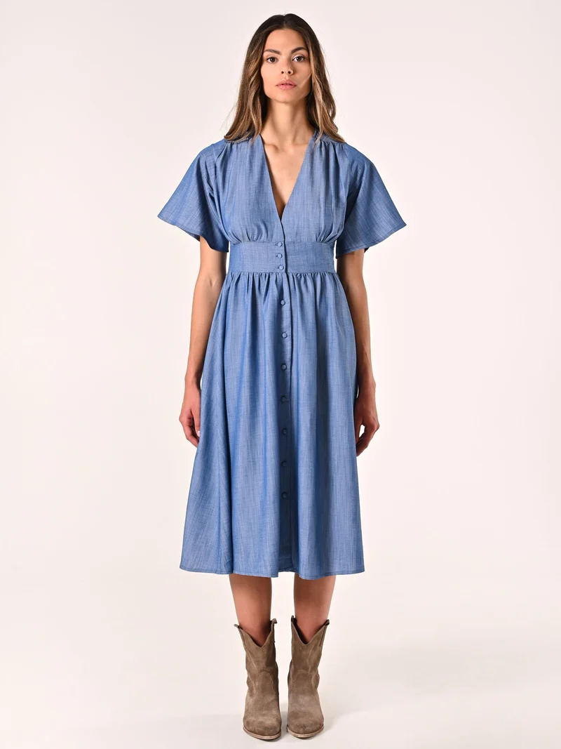 Chemisier in Chambray