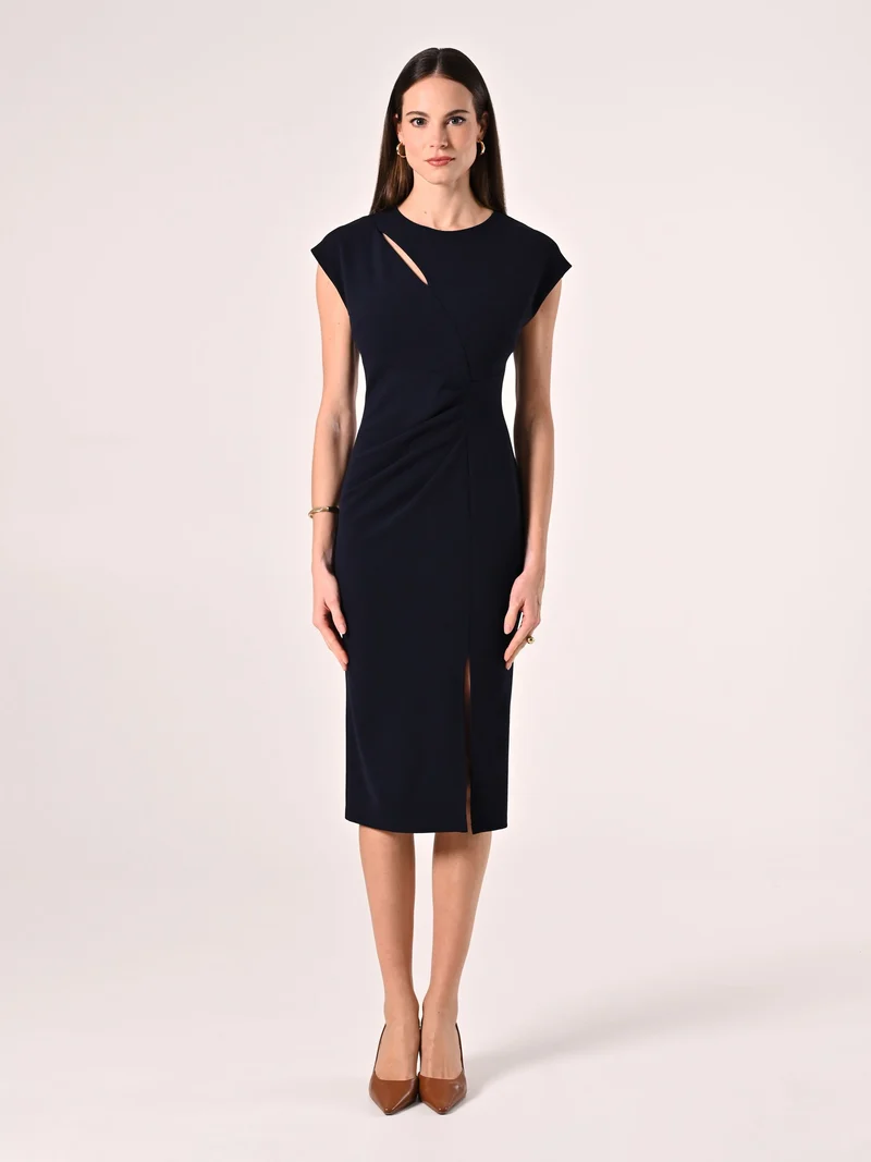 Tubino dettaglio Cut Out Blu