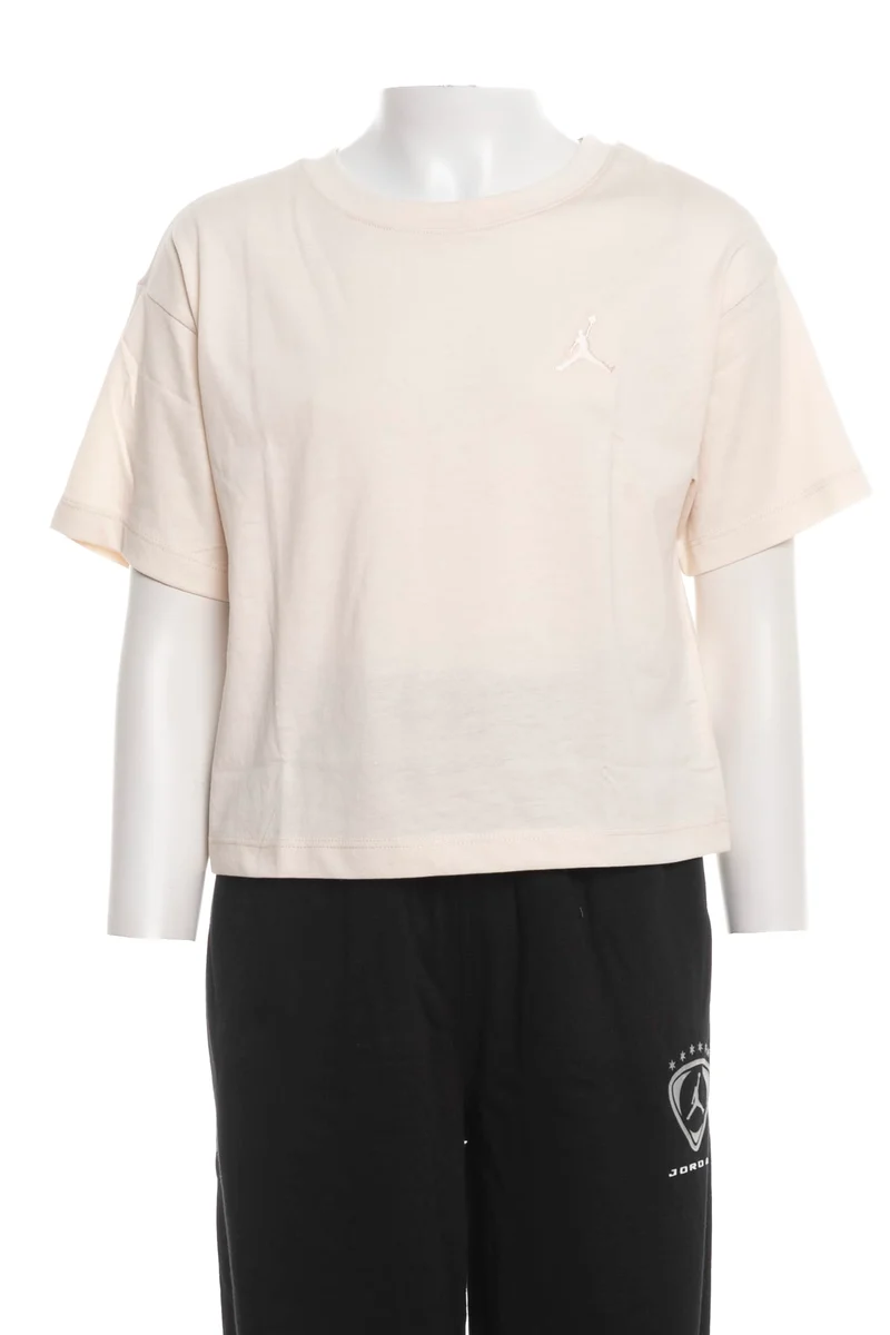 T Shirt Jordan Girls Brk Ss Tee Da Bambina Panna