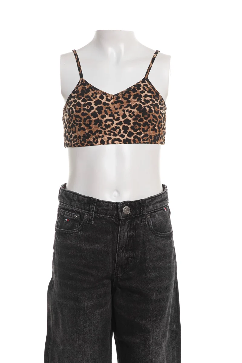 Set Top Kids Only Lola 2 Pack Da Bambina Neo Maculato Nero Marrone In Jersey