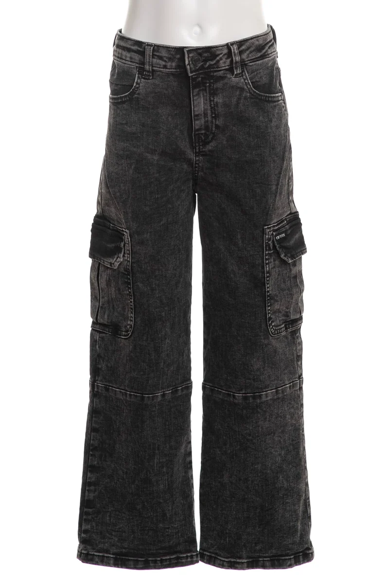 Jeans Guess Ovz Coupe Ample Blk Used Da Bambino Denim Nero