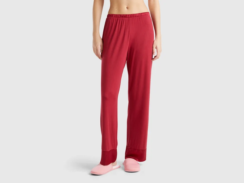Pantaloni in Modal e seta