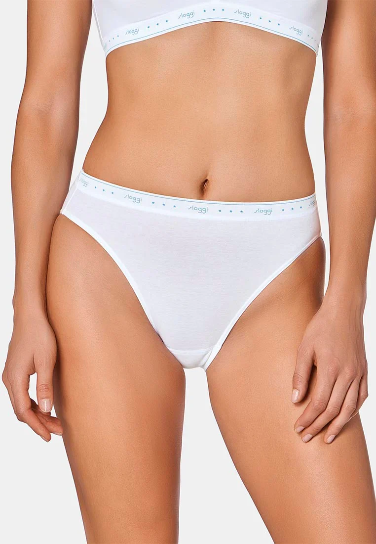 OFFERTA 8 PEZZI SLOGGI 24/7 100 TAI Slip Sgambati Donna