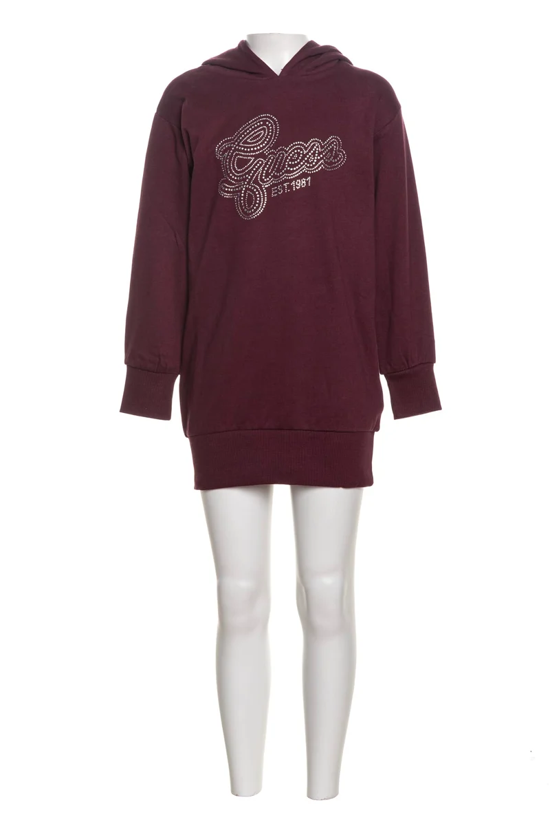 Abito Corto Hooded Active Dr Stss Da Bambina Bordeaux Vinaccia