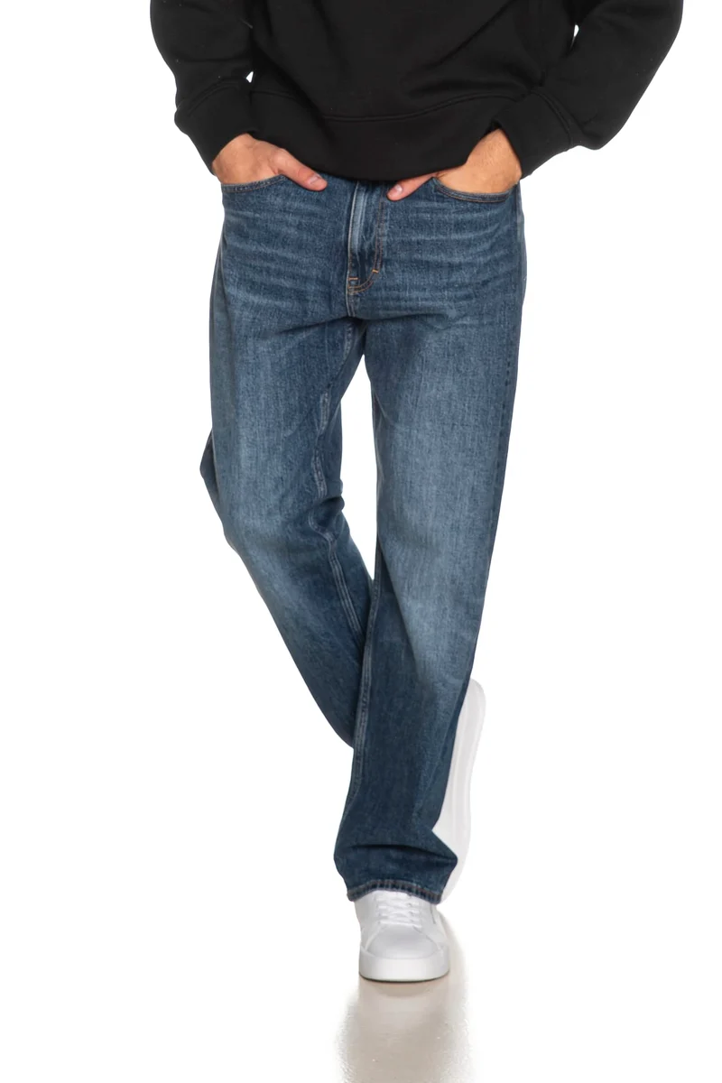 Jeans Tommy Hilfiger Otis Rg Str Da Uomo Denim Blu Medio