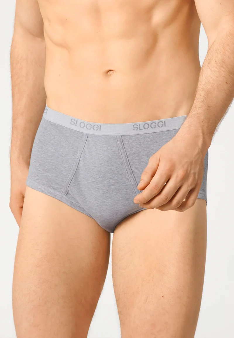 OFFERTA 4 PEZZI SLOGGI MEN BASIC MAXI Slip Apertura Uomo