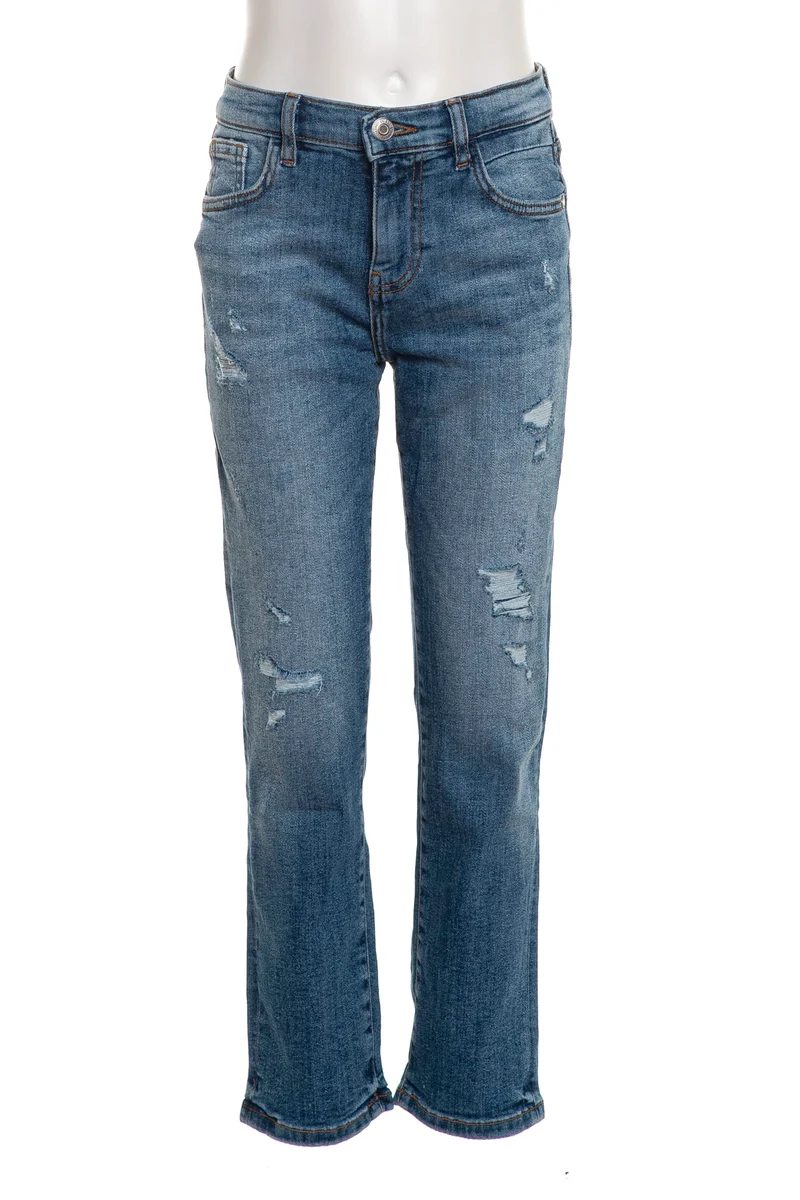 Jeans Guess Ripped Reg Dnm Da Bambino Denim Blu Medio