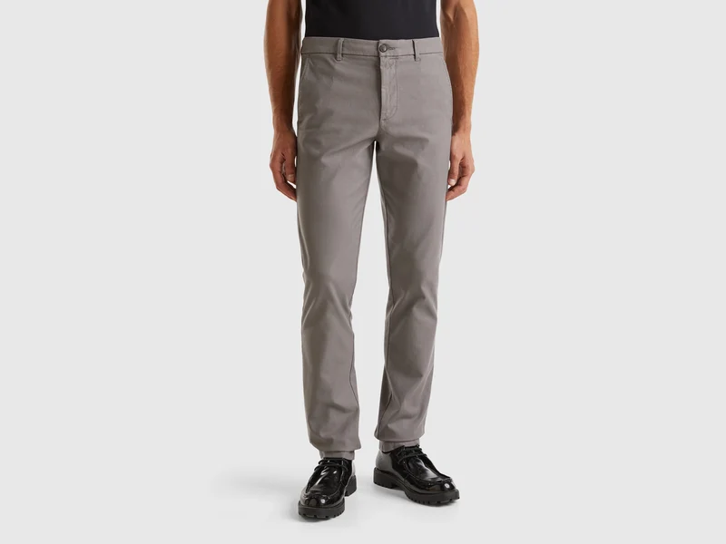 Chino slim fit in cotone stretch