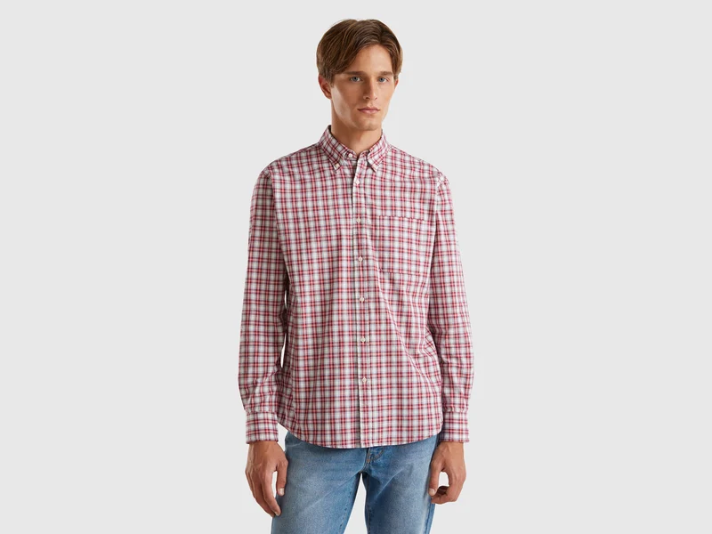 Camicia a quadri button down