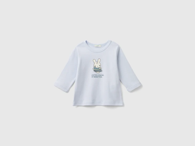 T-shirt manica lunga 100% cotone bio