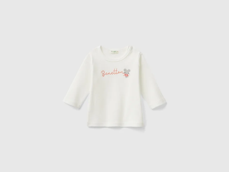 T-shirt manica lunga 100% cotone bio