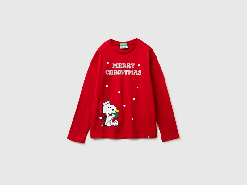 T-shirt natalizia Snoopy ©Peanuts