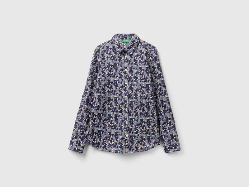 Camicia fantasia 100% cotone
