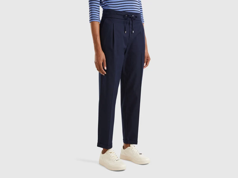 Joggers in cotone elasticizzato