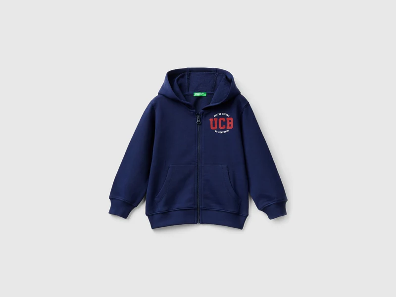 Felpa con logo e cappuccio