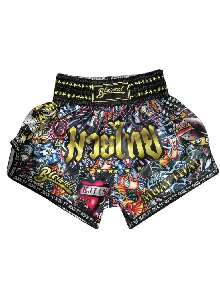Pantaloncini Muay Thai B Legend Old School Tattoo