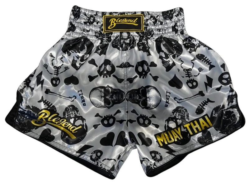 Pantaloncini Muay Thai B Legend Skull & Bones