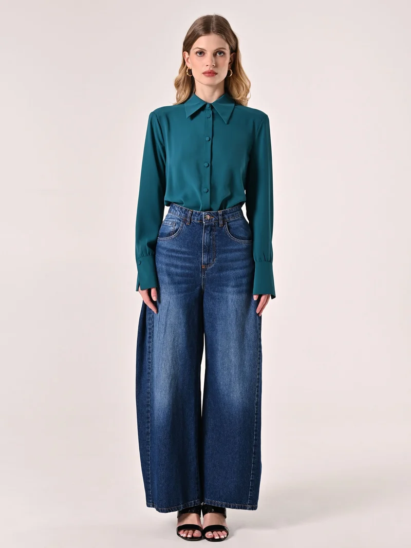 Camicia Verde Reale