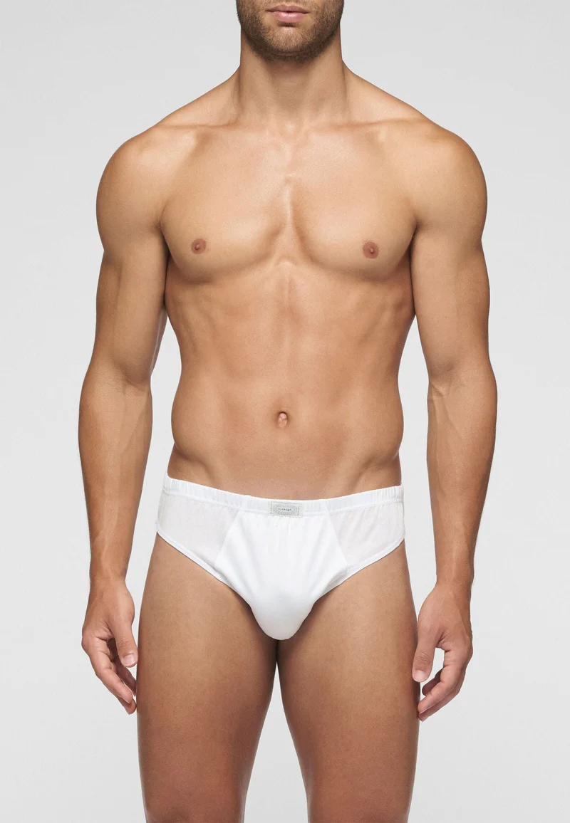 OFFERTA 3 PEZZI CAGI 1208 Slip bassi da uomo in 100% Filo di Scozia
