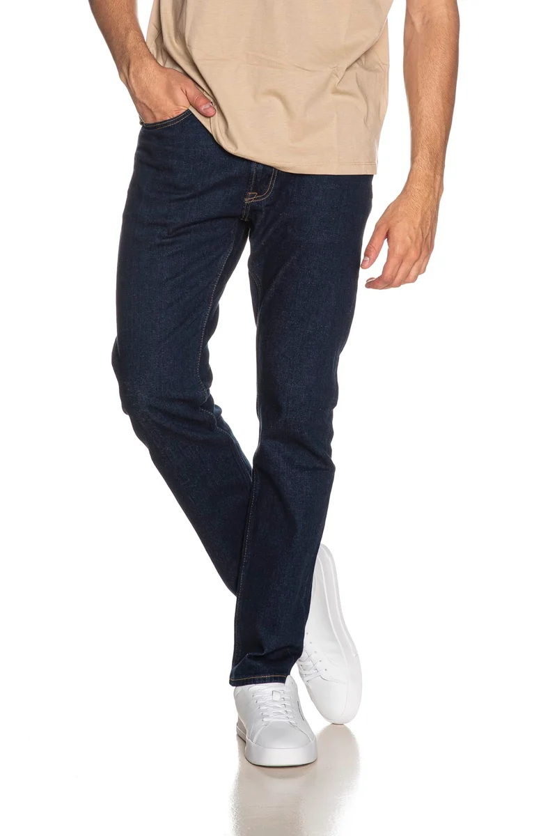 Jeans Calvin Klein Sl Str Victor Da Uomo Denim Dark Blu