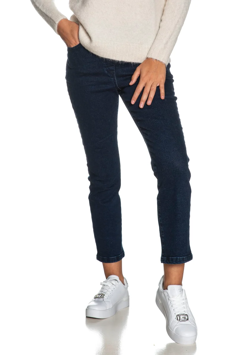 Jeans Ragno Persia Da Donna Denim Dark Blu