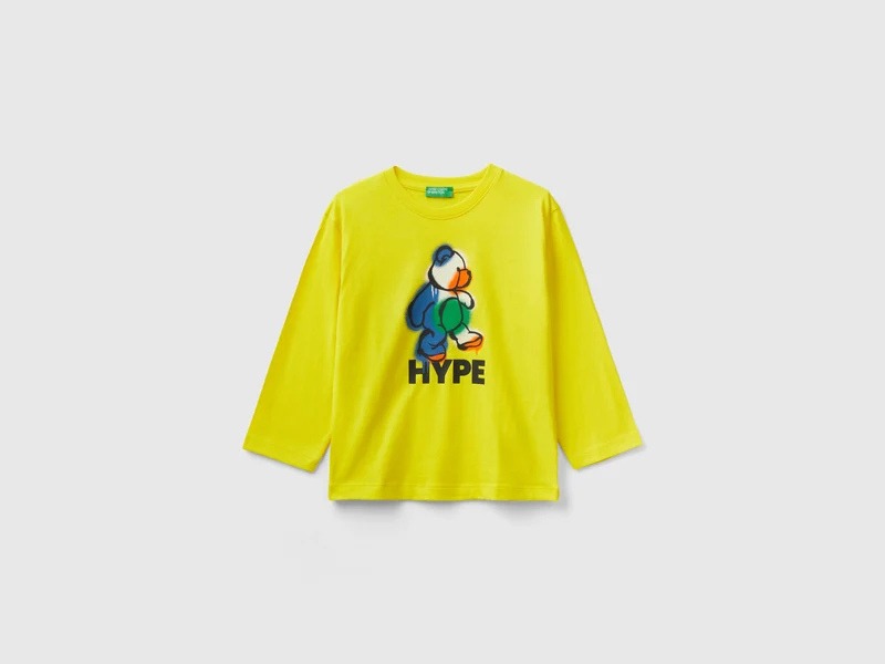 T-shirt girocollo con stampa