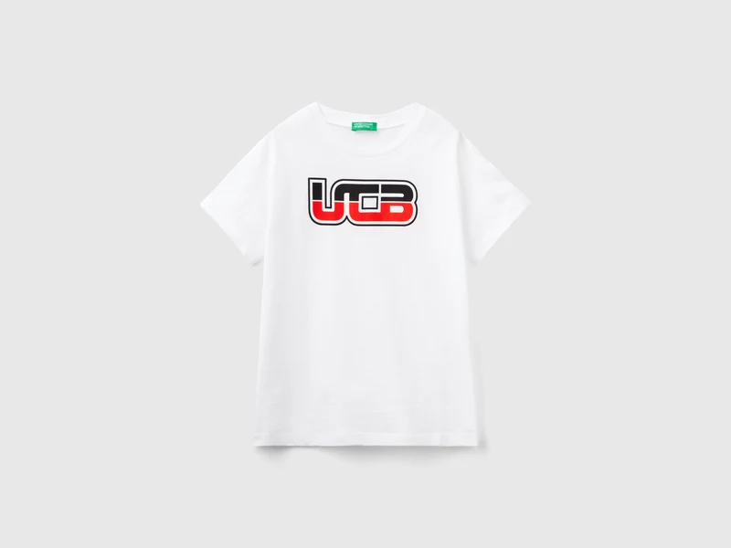 T-shirt 100% cotone bio con logo