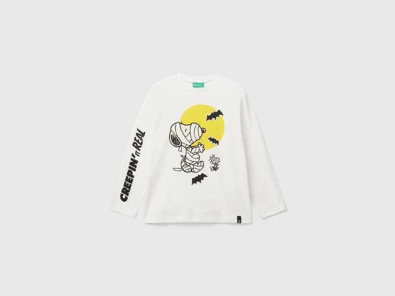 T-shirt ©Peanuts con stampa luminescente