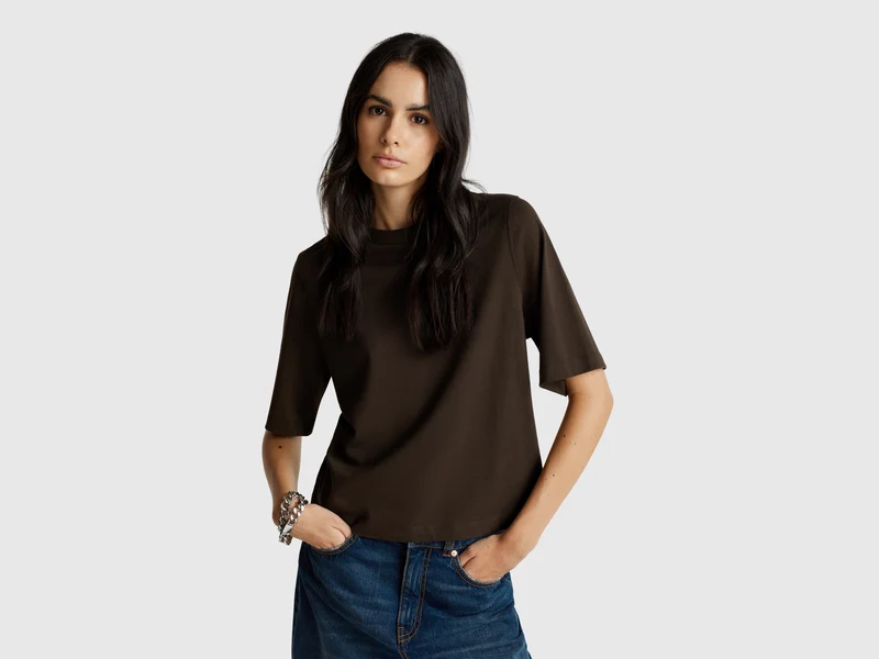 T-shirt boxy fit 100% cotone