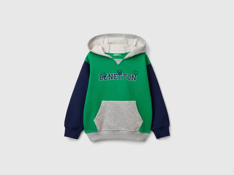 Felpa con cappuccio 100% cotone