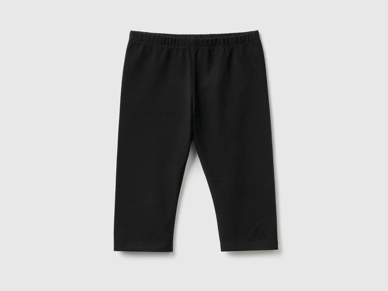 Leggings a 3/4 in cotone elasticizzato